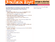 Tablet Screenshot of jonathanbayer.com